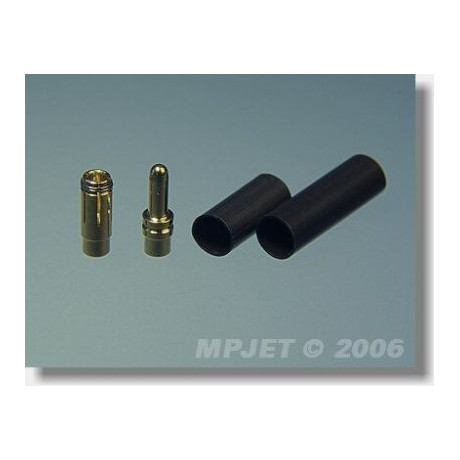 21030 Konektory MP JET gold 3,5 pro drát 2,5 mm2- 2 páry