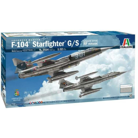 Model Kit letadlo 2514 - F-104 STARFIGHTER G/S - Upgraded Edition RF