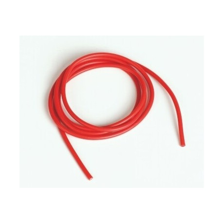 Silikonový kabel 1,6qmm, 15AWG, 1metr, červený
