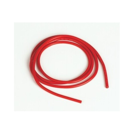 Silikonový kabel 2,0qmm, 14AWG, 1metr, červený