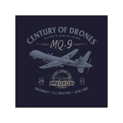 Antonio Military W - Tričko Dron MQ-9 Reaper M