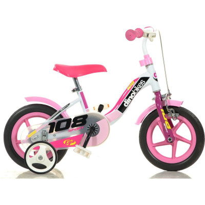 DINO Bikes - Dětské kolo 10\" Girl s brzdou