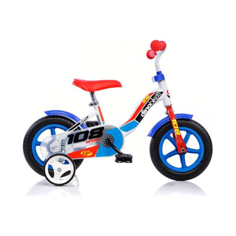 DINO Bikes - Dětské kolo 10\" modré