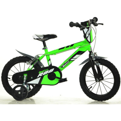 DINO Bikes - Dětské kolo 16\" zelené