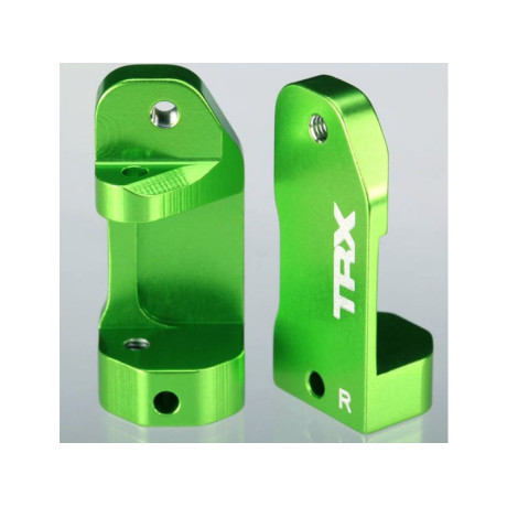 Traxxas - závěs těhlice hliník zelený 30° (L+P)