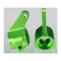Traxxas těhlice přední hliníková zelená (pár), tuningový díl pro modely 1:10.