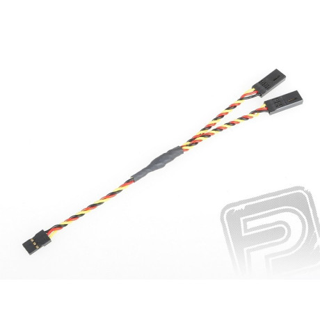4703 S \"Y\"-kabel JR kroucený silný krátký (15cm)
