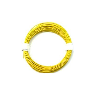 Kabel silikon 2.5mm2 1m (žlutý)