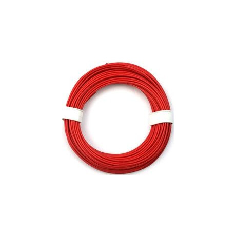 Kabel silikon 10.0mm2 1m (červený)