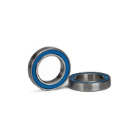 Kuličkové ložisko Traxxas o vnitřním průměru 15 mm, vnějším průměru 24 mm a šířce 5 mm s oboustranným gumovým těsněním modré barvy. V balení jsou 2 kusy ložisek.