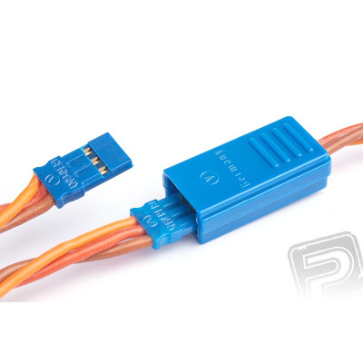 Y-kabel kompakt 300mm JR 0,5qmm kroucený silikonkabel, 1 ks.