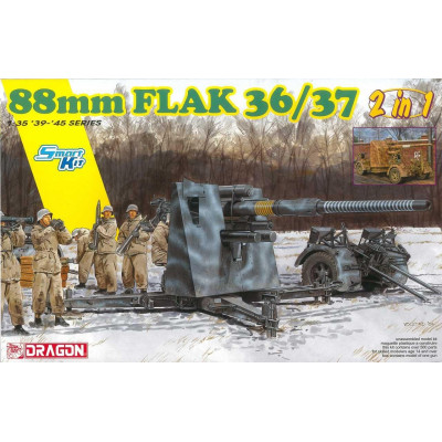 Model Kit military 6923 - 88mm FlaK 36/37 (2 in 1) (1:35)