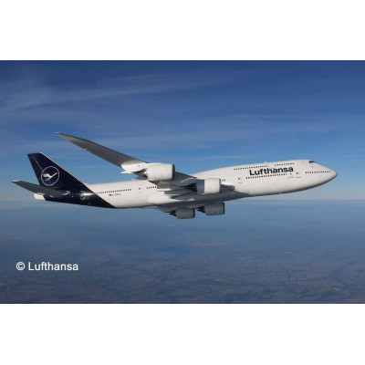 Plastic ModelKit letadlo 03891 - Boeing 747-8 Lufthansa "New Livery" (1:144)