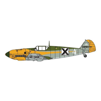 Classic Kit letadlo A02062 - Messerschmitt Bf109E-7/Tropical (1:72)