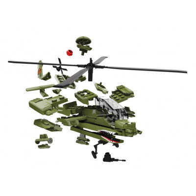 Quick Build vrtulník J6004 - Boeing Apache