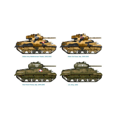 Fast Assembly tanky 7511 - M4A2 SHERMAN III (1:72)