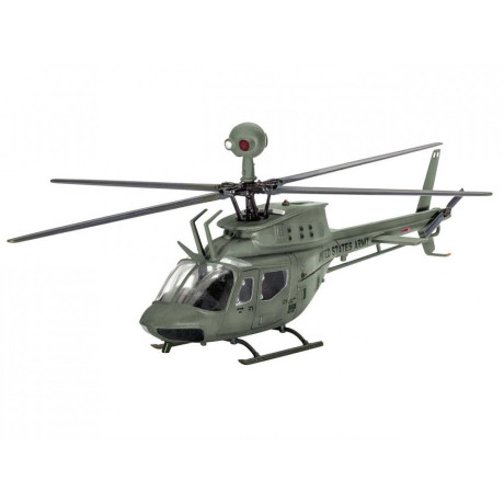 Plastic ModelKit vrtulník 04938 - Bell OH-58D \"Kiowa\" (1:72)