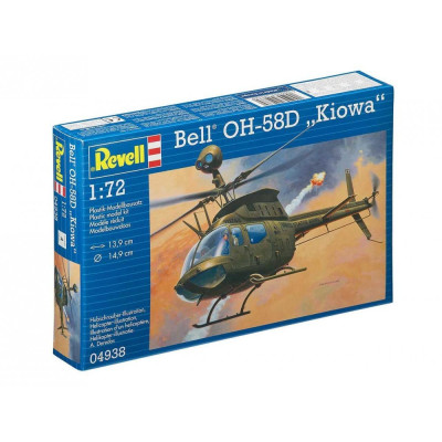 Plastic ModelKit vrtulník 04938 - Bell OH-58D "Kiowa" (1:72)