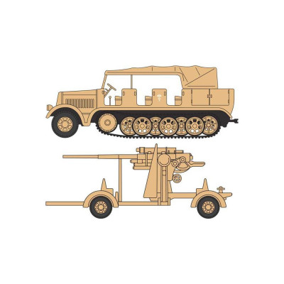 Classic Kit military A02303 - 88mm Gun & Sd Kfz7 Tractor (1:76)