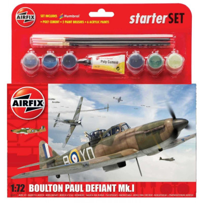 Starter Set letadlo A55213 - Starter Set Boulton Paul Defiant (1:72)