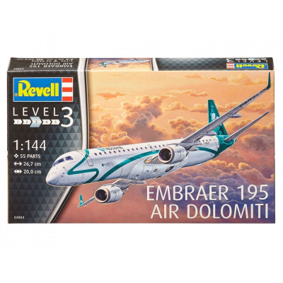 Plastic ModelKit letadlo 04884 - Embraer 195 (1:144)