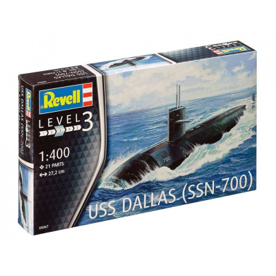 Plastic ModelKit ponorka 05067 - US Navy Submarine USS Dallas (1:400)