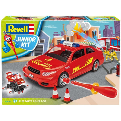 Junior Kit auto 00810 - Fire Chief Car (1:20)