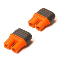 Spektrum konektor IC3 baterie (2). Konektory IC3 a IC5 jsou určeny pro systém Spektrum Smart, mají k dispozici středový pin pro datový kabel. Řada konektorů IC je navržena tak, aby poskytovala pevnější spojení, vyšší tepelnou odolnost, snadnou instalaci a jsou kompatibilní s konektory EC3 a EC5.
