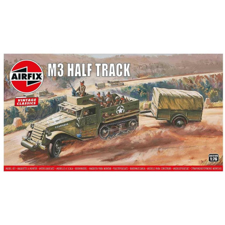 Classic Kit VINTAGE military A02318V - M3 Half Track & 1 Ton Trailer