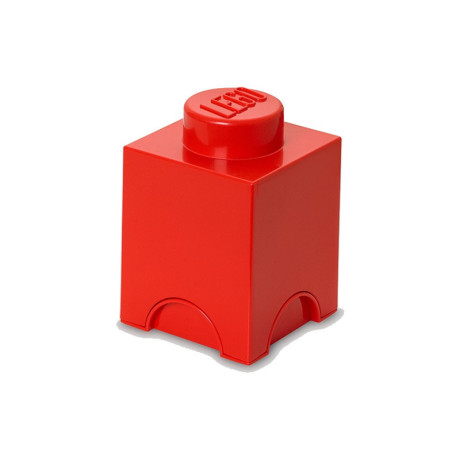 LEGO úložný box 125x125x180mm - červený
