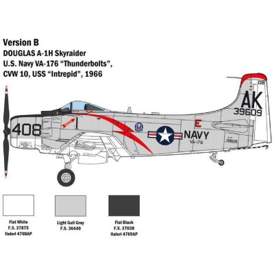 Model Kit letadlo 2788 - A-1H Skyraider (1:48)