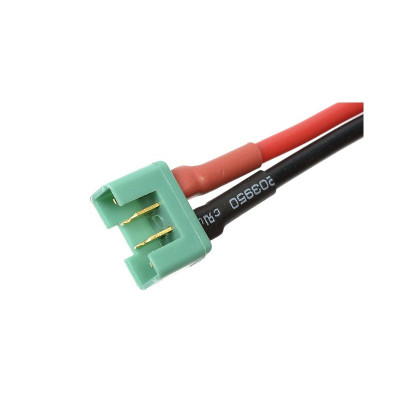 Konektor zlacený MPX samice s kabelem 14AWG 10cm