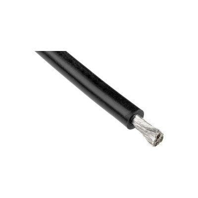 Kabel se silikonovou izolací Powerflex 12AWG černý (1m)