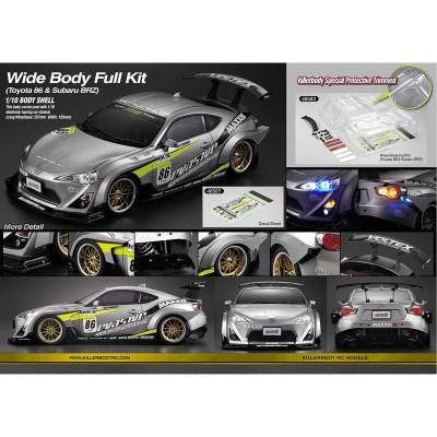 Killerbody Wide Body No1: Toyota 86/Subaru BRZ 1:10
