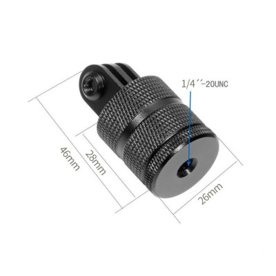 Otočný 360° hliníkový adapter for DJI Osmo series a GoPro (Type 1)