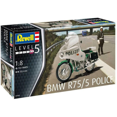 Plastic ModelKit motorka 07940 - BMW R75/5 Police (1:8)