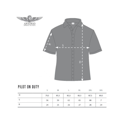 Antonio pánská košile Pilot on Duty XXL