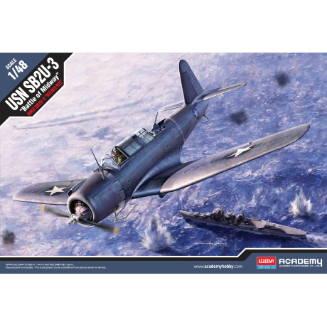 Model Kit letadlo 12324 - SB2U-3 \"Battle of Midway\" (1:48)