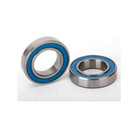 Kuličkové ložisko Traxxas o vnitřním průměru 12 mm, vnějším průměru 21 mm a šířce 5 mm s oboustranným gumovým těsněním modré barvy. V balení jsou 2 kusy ložisek.