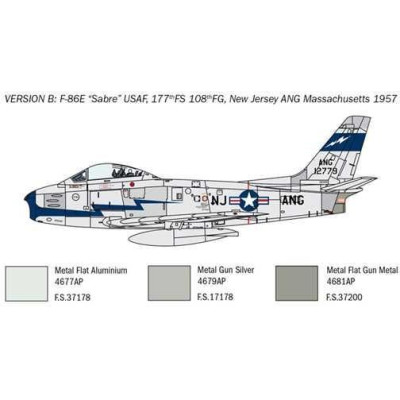 Model Kit letadlo 2799 - F-86E “Sabre” (1:48)