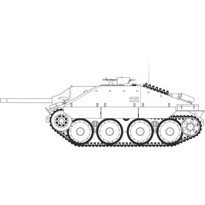 Classic Kit tank A1353 - JagdPanzer 38 tonne Hetzer "Late Version" (1:35)